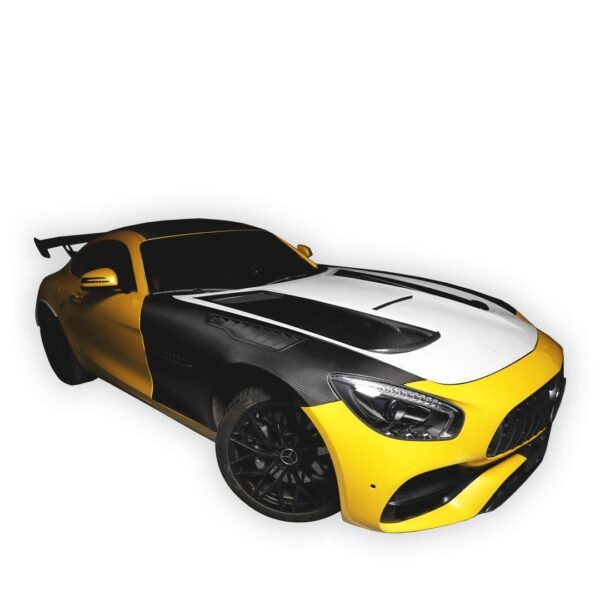 AMG GTR PRO Style Carbon Fiber Front Fender - Mercedes Benz AMG GT - Image 3