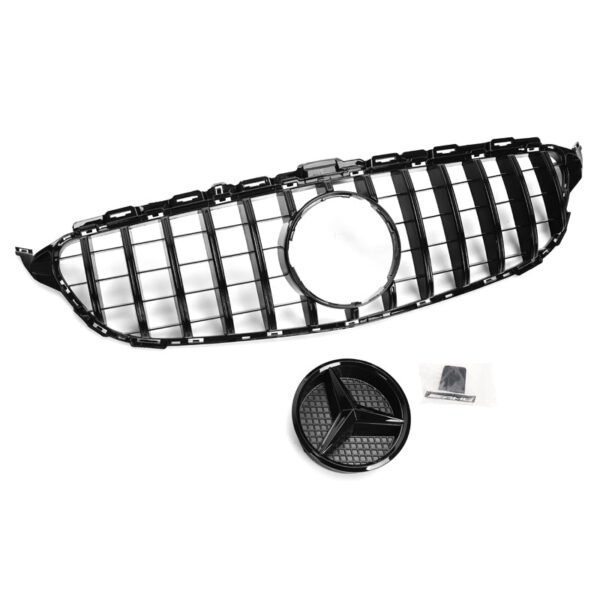 AMG Style Front Grille - Mercedes Benz W205 C-Class - Image 4