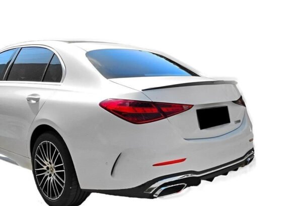AMG Style Gloss Black Trunk Spoiler - Mercedes Benz W206 C-Class - Image 3