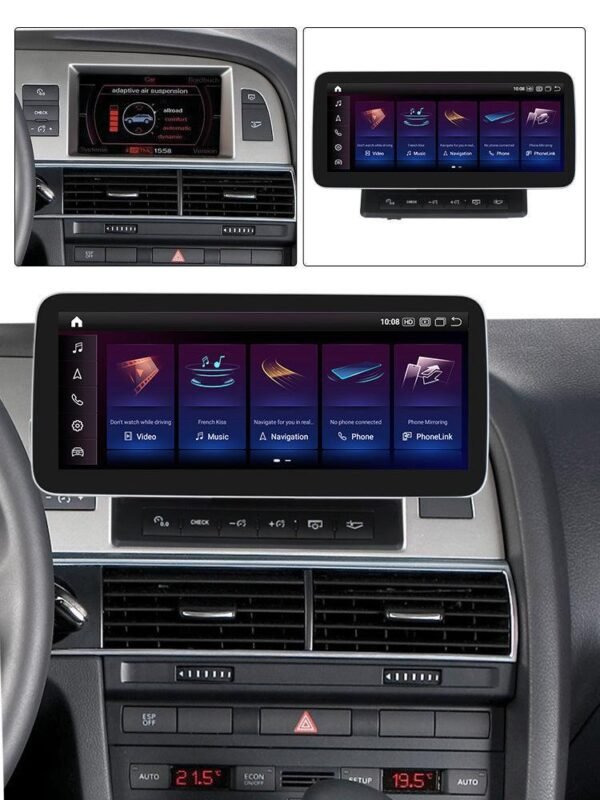 Apple CarPlay & Android Auto Android Screen Upgrade - 2005- 2011 Audi A6 - Image 2