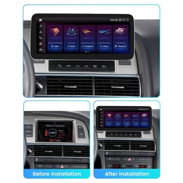Apple CarPlay & Android Auto Android Screen Upgrade - 2005- 2011 Audi A6 - Image 3