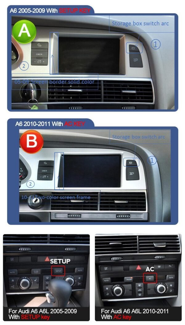 Apple CarPlay & Android Auto Android Screen Upgrade - 2005- 2011 Audi A6 - Image 4
