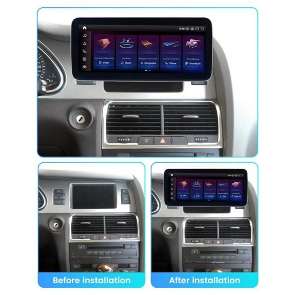 Apple CarPlay & Android Auto Android Screen Upgrade - 2005- 2015 Audi Q7 - Image 3