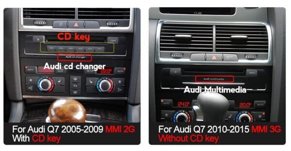 Apple CarPlay & Android Auto Android Screen Upgrade - 2005- 2015 Audi Q7 - Image 5