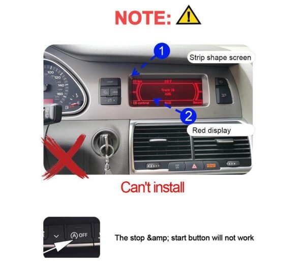 Apple CarPlay & Android Auto Android Screen Upgrade - 2005- 2015 Audi Q7 - Image 6