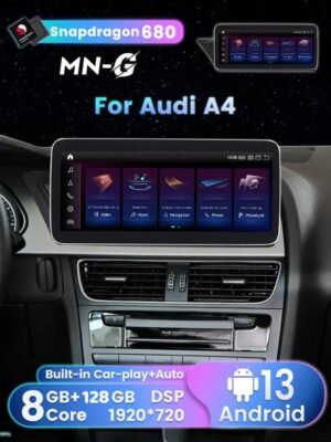Apple CarPlay & Android Auto Android Screen Upgrade - 2008-2016 Audi A4 &A5