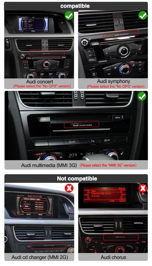 Apple CarPlay & Android Auto Android Screen Upgrade - 2008-2016 Audi A4 &A5 - Image 7