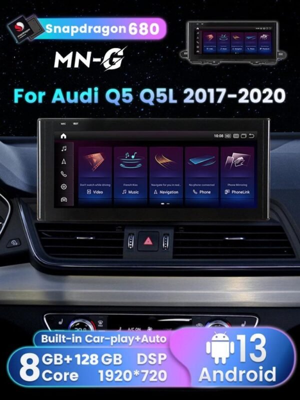 Apple CarPlay & Android Auto Android Screen Upgrade - 2017- 2020 Audi Q5