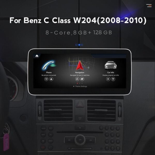 Apple CarPlay & Android Auto Android Screen Upgrade - Mercedes Benz C Class W204/S204