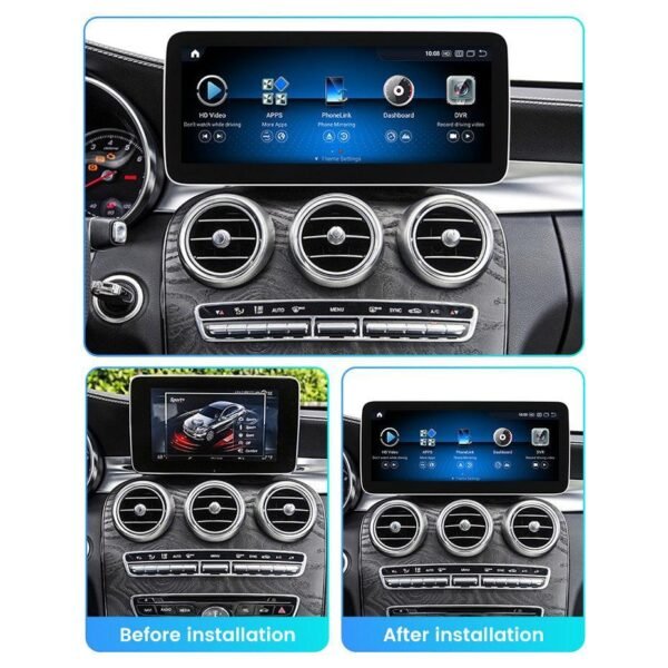 Apple CarPlay & Android Auto Android Screen Upgrade - Mercedes Benz C Class W205 / GLC Class X253 - Image 8