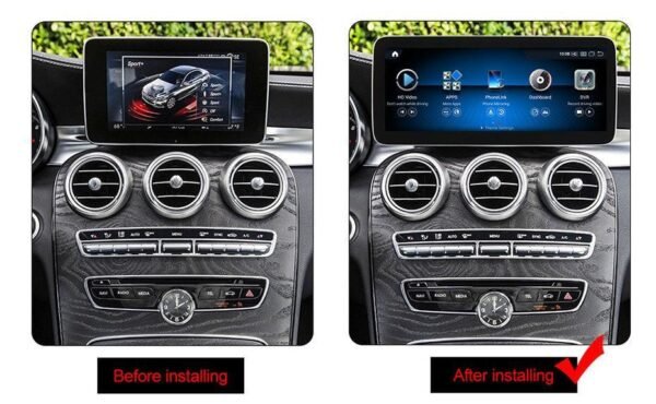 Apple CarPlay & Android Auto Android Screen Upgrade - Mercedes Benz C Class W205 / GLC Class X253 - Image 9
