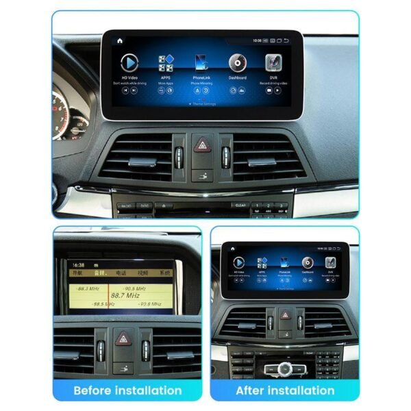Apple CarPlay & Android Auto Android Screen Upgrade - Mercedes Benz E Class Coupe C207 A207 - Image 6