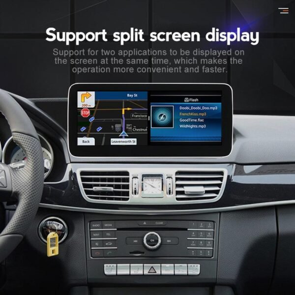 Apple CarPlay & Android Auto Android Screen Upgrade - Mercedes Benz E Class sedan W211 W212 - Image 2