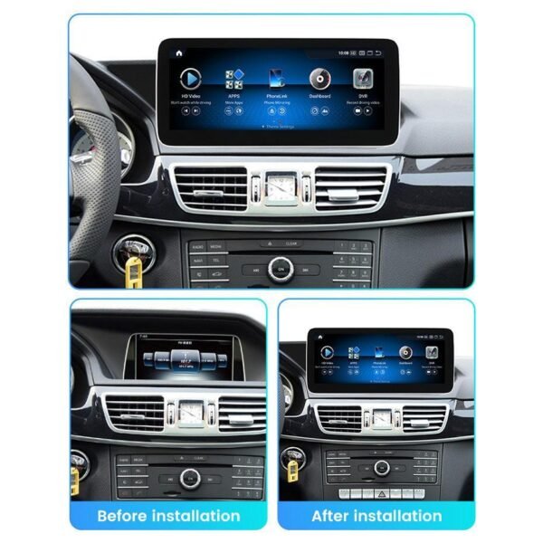 Apple CarPlay & Android Auto Android Screen Upgrade - Mercedes Benz E Class sedan W211 W212 - Image 7