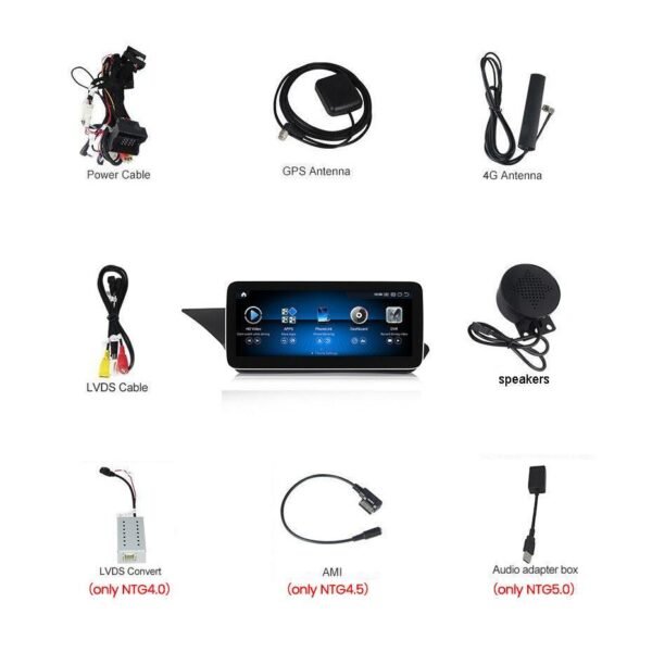 Apple CarPlay & Android Auto Android Screen Upgrade - Mercedes Benz E Class sedan W211 W212 - Image 9