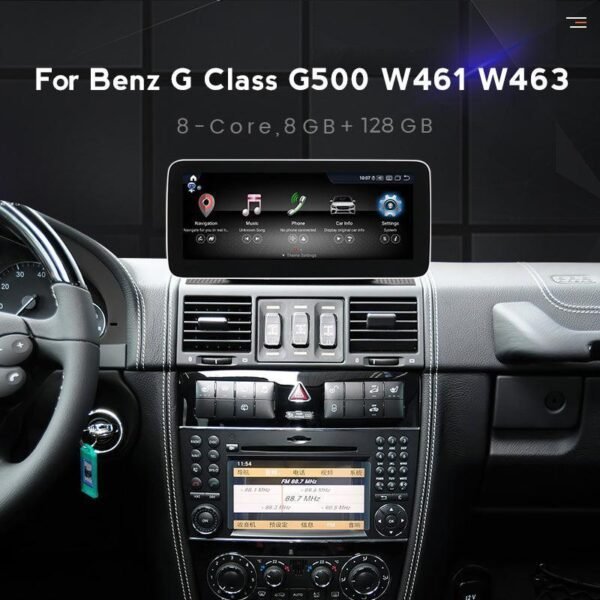 Apple CarPlay & Android Auto Android Screen Upgrade - Mercedes Benz G Class W461 & W463 - Image 2