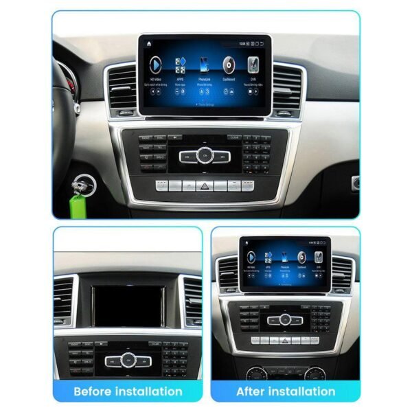 Apple CarPlay & Android Auto Android Screen Upgrade - Mercedes Benz GL & ML Class X166 & X166 - Image 4