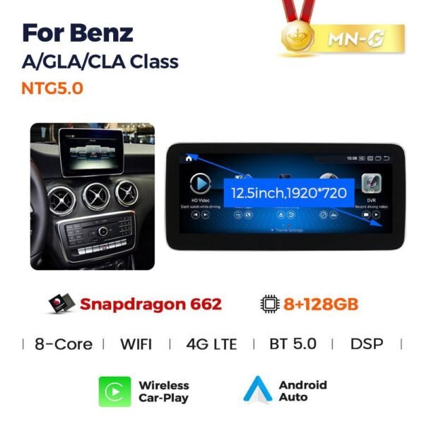 Apple CarPlay & Android Auto Android Screen Upgrade - Mercedes Benz CLA-Class C117 - Image 7
