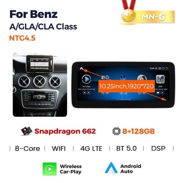 Apple CarPlay & Android Auto Android Screen Upgrade - Mercedes Benz CLA-Class C117 - Image 10