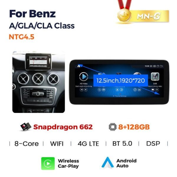 Apple CarPlay & Android Auto Android Screen Upgrade - Mercedes Benz CLA-Class C117 - Image 9
