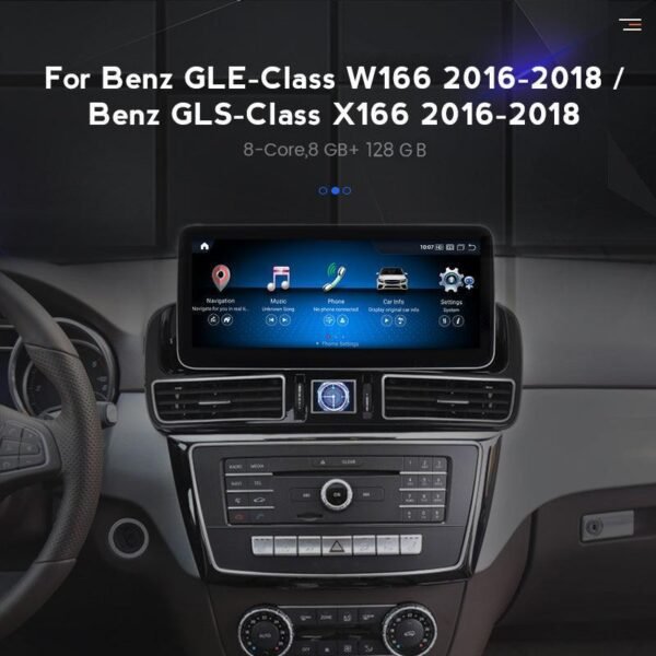Apple CarPlay & Android Auto Android Screen Upgrade - Mercedes Benz GLE & GLS W166 & X166 - Image 12