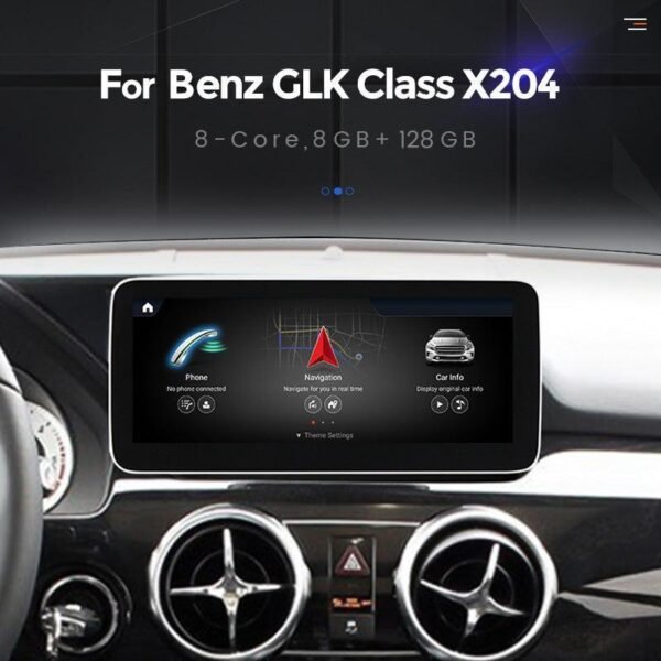 Apple CarPlay & Android Auto Android Screen Upgrade - Mercedes Benz GLK-Class X204