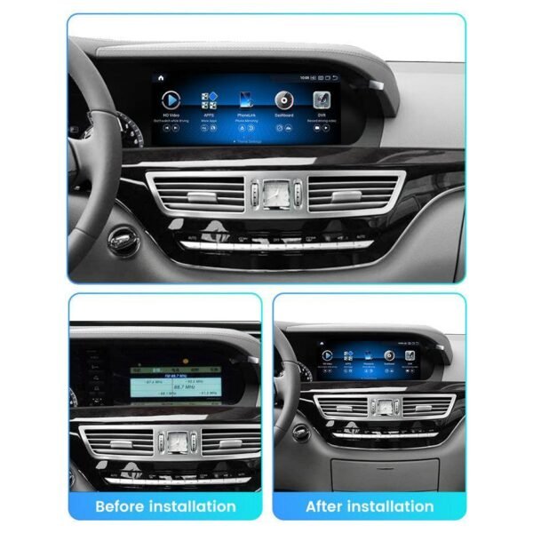Apple CarPlay & Android Auto Android Screen Upgrade - Mercedes Benz S Class W221 - Image 5