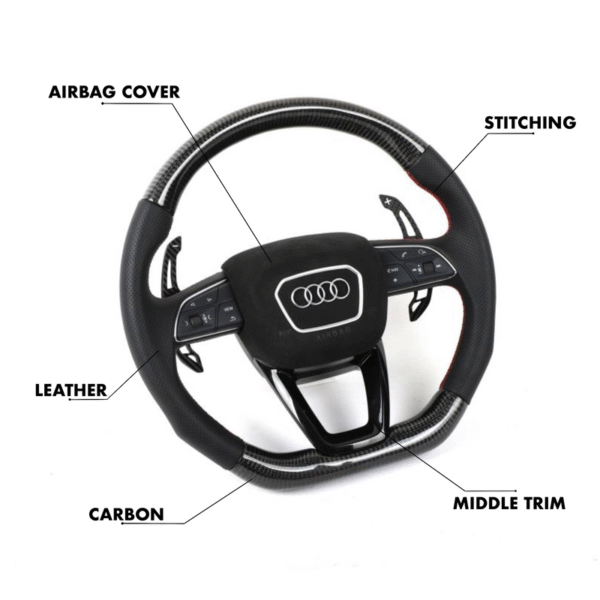Audi Q Style - Full Custom Steering Wheel - Image 2