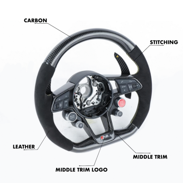 Audi R8 / TTRS Style - Full Custom Steering Wheel - Image 2