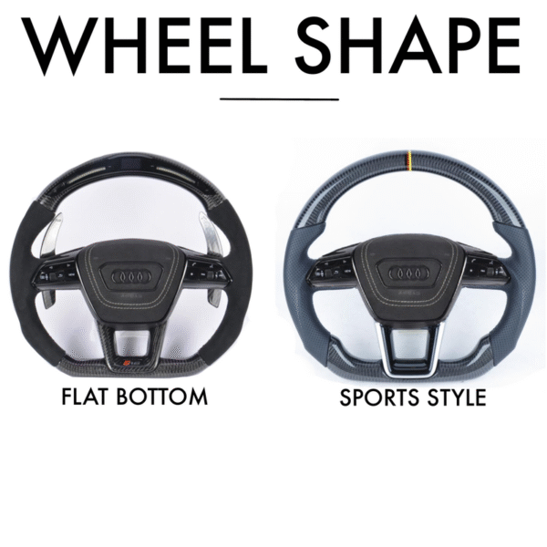 Audi RS6 / RS7 / RSQ8 Style - Full Custom Steering Wheel - Image 3