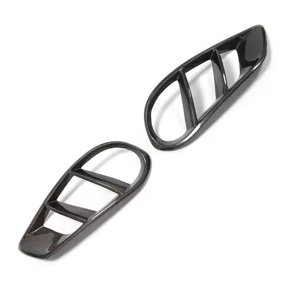 BRS Style Carbon Fiber Front Air Vent Trims - Mercedes Benz W205 C Class - Image 4