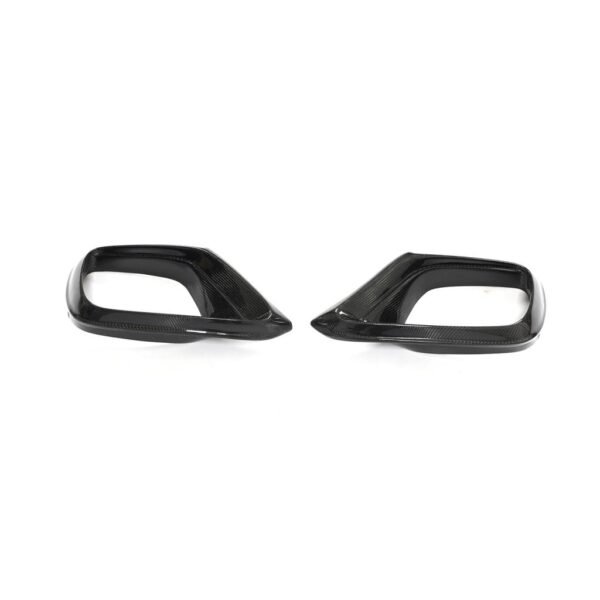 BRS Style Carbon Fiber Front Bumper Air Vent Trims - Mercedes Benz W213 E63 AMG - Image 2