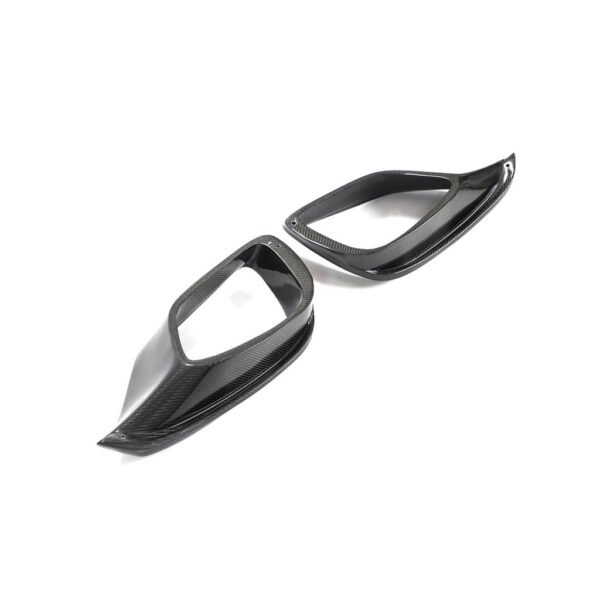 BRS Style Carbon Fiber Front Bumper Air Vent Trims - Mercedes Benz W213 E63 AMG - Image 3