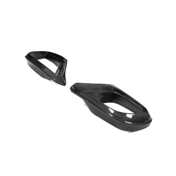 BRS Style Carbon Fiber Front Bumper Air Vent Trims - Mercedes Benz W213 E63 AMG - Image 6