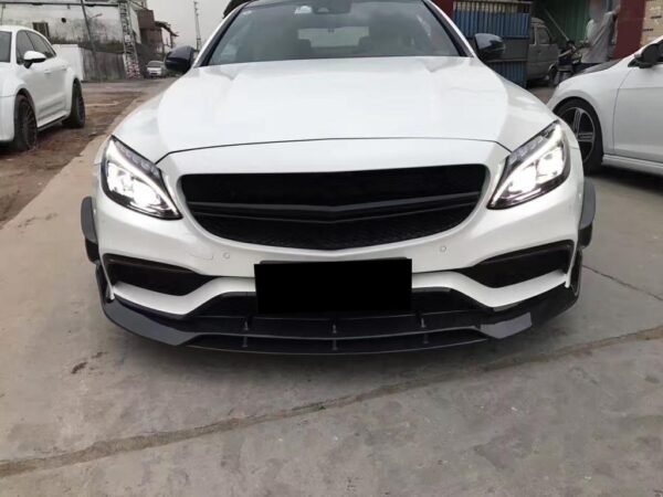 BRS Style Carbon Fiber Front Lip - Mercedes Benz W205 C63 AMG - Image 8