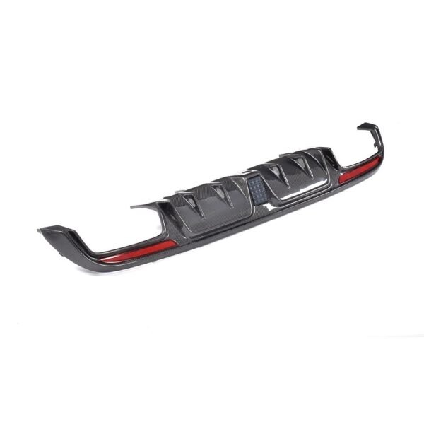 BRS Style Carbon Fiber Rear Diffuser - Mercedes Benz W205 C63 AMG - Image 4
