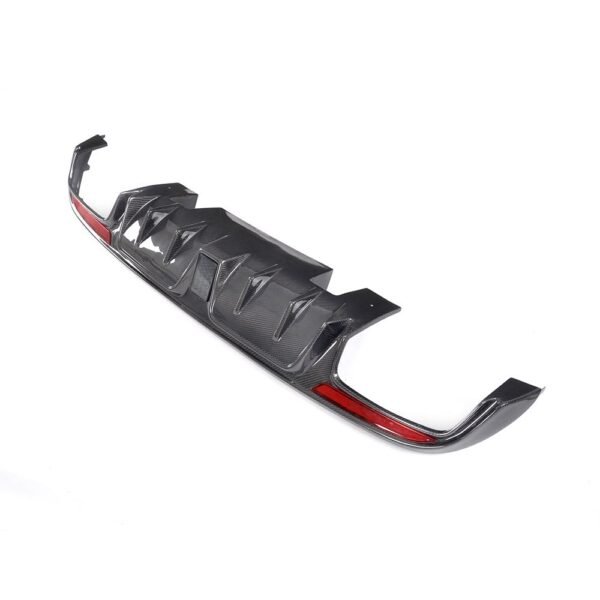 BRS Style Carbon Fiber Rear Diffuser - Mercedes Benz W205 C63 AMG - Image 6