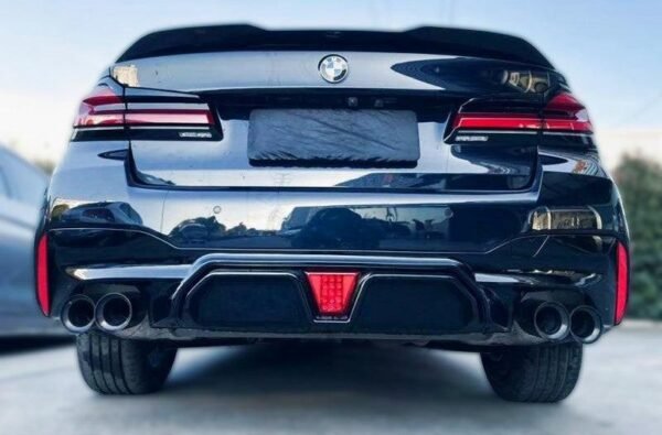 CS Style ABS Rear Diffuser w/ Brake Light - BMW G30 5 Series - Image 2