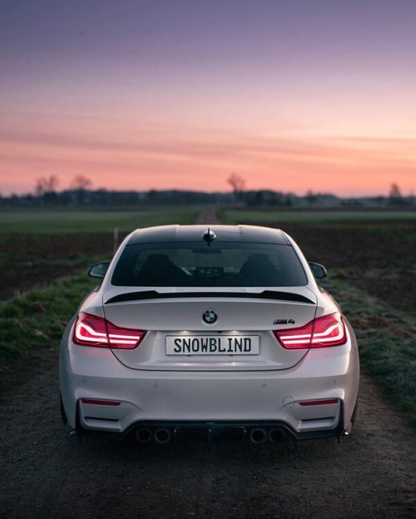 CS Style Carbon Fiber Trunk Spoiler - BMW F82/F83 M4 - Image 3