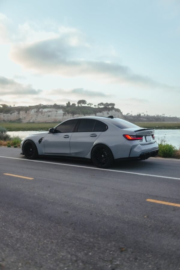 CS Style Carbon Fiber Trunk Spoiler - BMW G80 M3 & G20 3 Series - Image 3