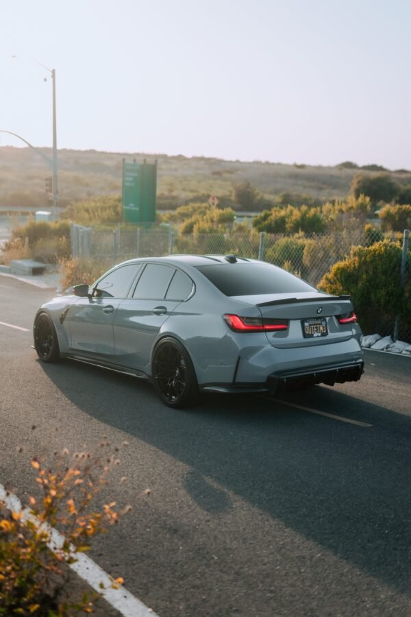 CS Style Carbon Fiber Trunk Spoiler - BMW G80 M3 & G20 3 Series - Image 4