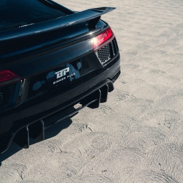 V Style Carbon Fiber Rear Diffuser - Audi R8 V10 Gen 2 - Image 3