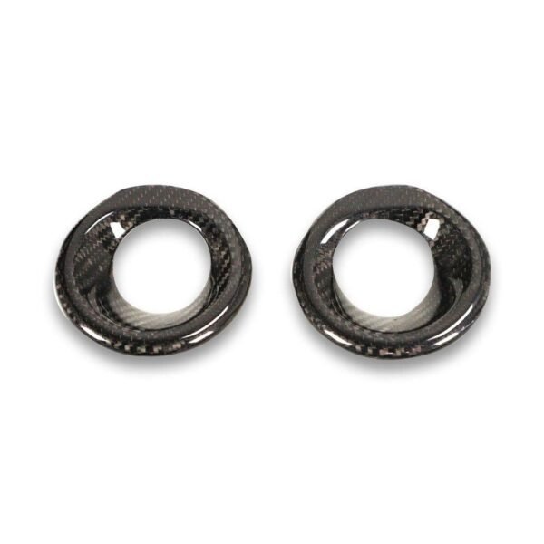 Carbon Fiber Door Audio Speaker Covers - Toyota A90 Supra - Image 3