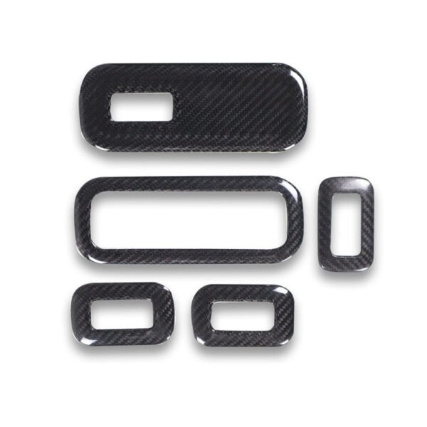 Carbon Fiber Door Window Switch Covers - Mercedes Benz W177 A-Class & W118 CLA-Class - Image 2