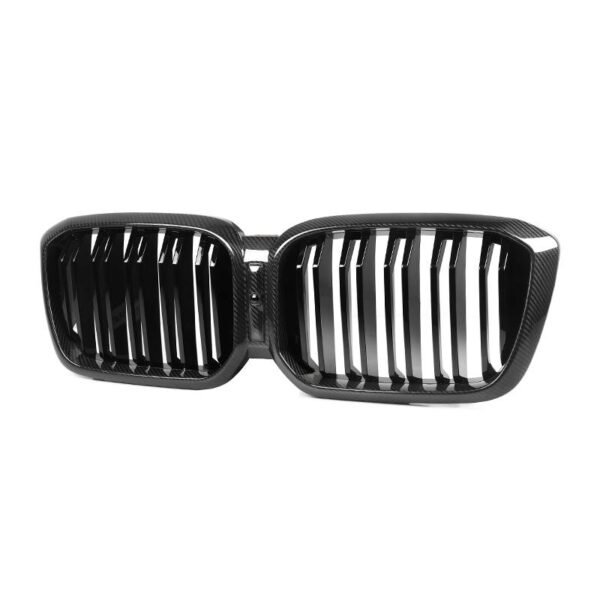 Carbon Fiber Dual Slat Grilles - BMW G01 X3 LCI & G02 X4 LCI - Image 3