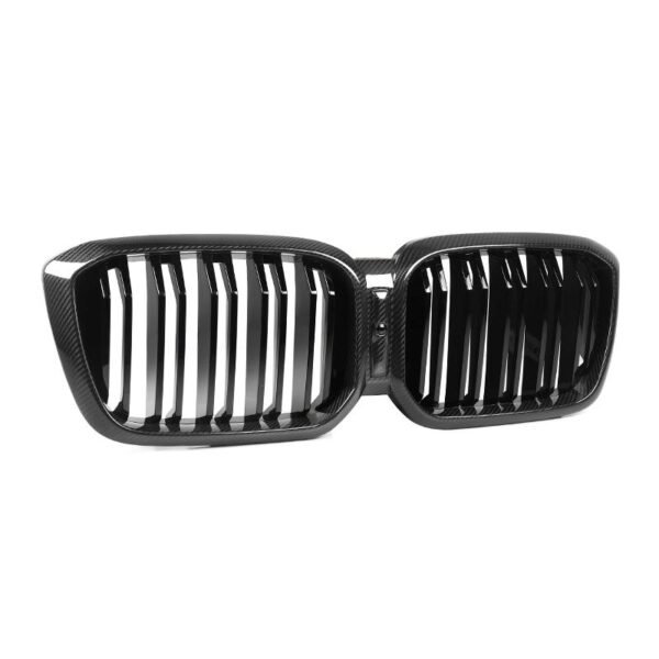 Carbon Fiber Dual Slat Grilles - BMW G01 X3 LCI & G02 X4 LCI - Image 4