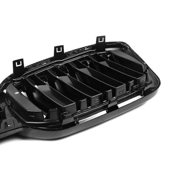 Carbon Fiber Dual Slat Grilles - BMW G01 X3 LCI & G02 X4 LCI - Image 6