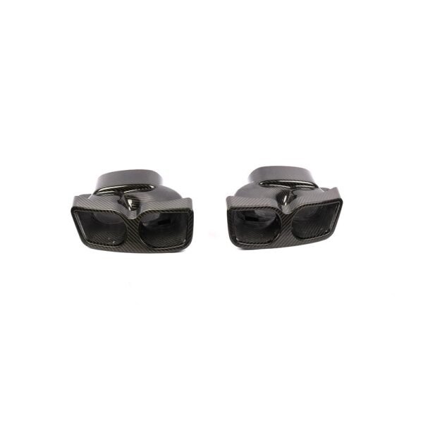 Carbon Fiber Exhaust Tips - Mercedes Benz W205 C63 AMG - Image 3