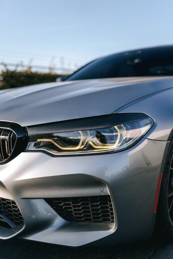 Carbon Fiber Eyelid Headlight Trim - BMW F90 M5 - Image 3