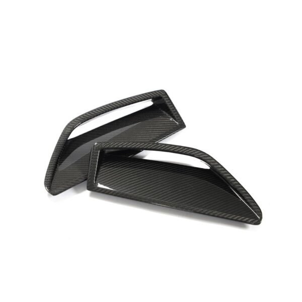 Carbon Fiber Front Bumper Air Vent Trims - Audi RS6 / RS7 - Image 3